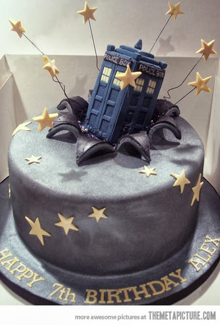 Dr Who Birthday Cake
 Hello I m the Doctor Tardis Cake