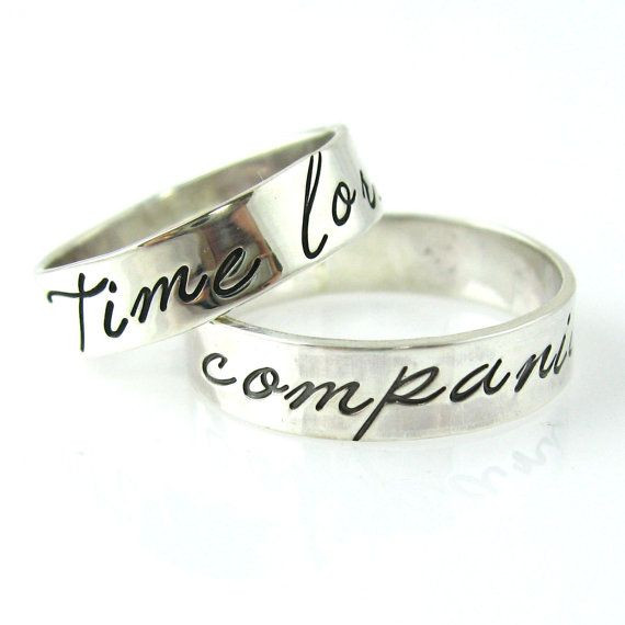 Dr Who Wedding Rings
 These will be our wedding rings o Doctor Who Wedding