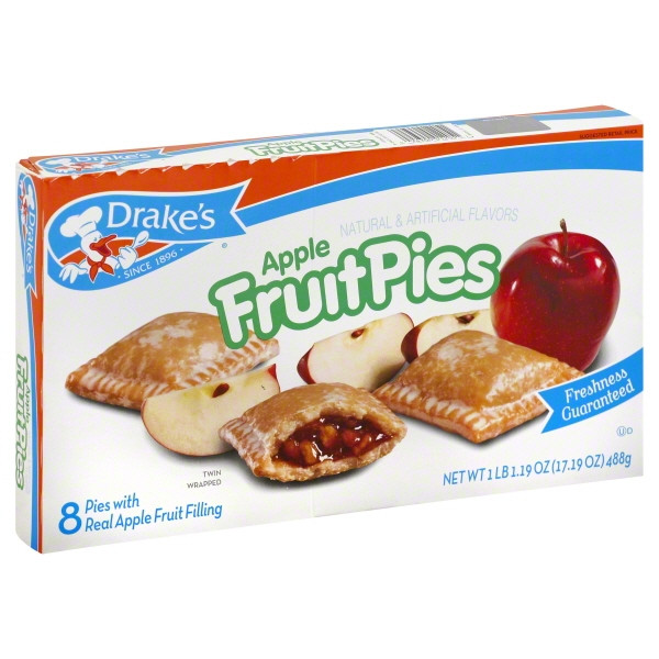 Drake Fruit Pies
 Drake s Family Pack Apple Fruit Pies 18 04 oz Walmart