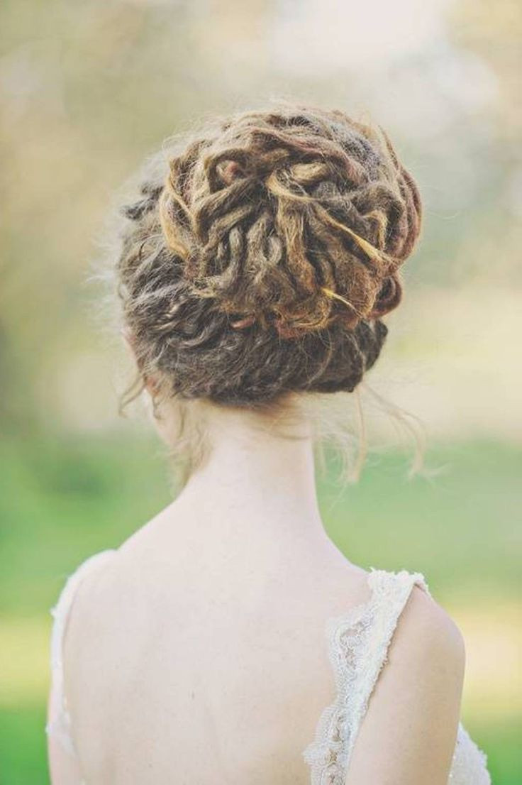 Dreads Wedding Hairstyles
 617 best images about Cute dread styles on Pinterest