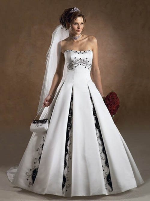 Dress Wedding
 Beautiful Strapless Wedding Gowns Bridal Wears