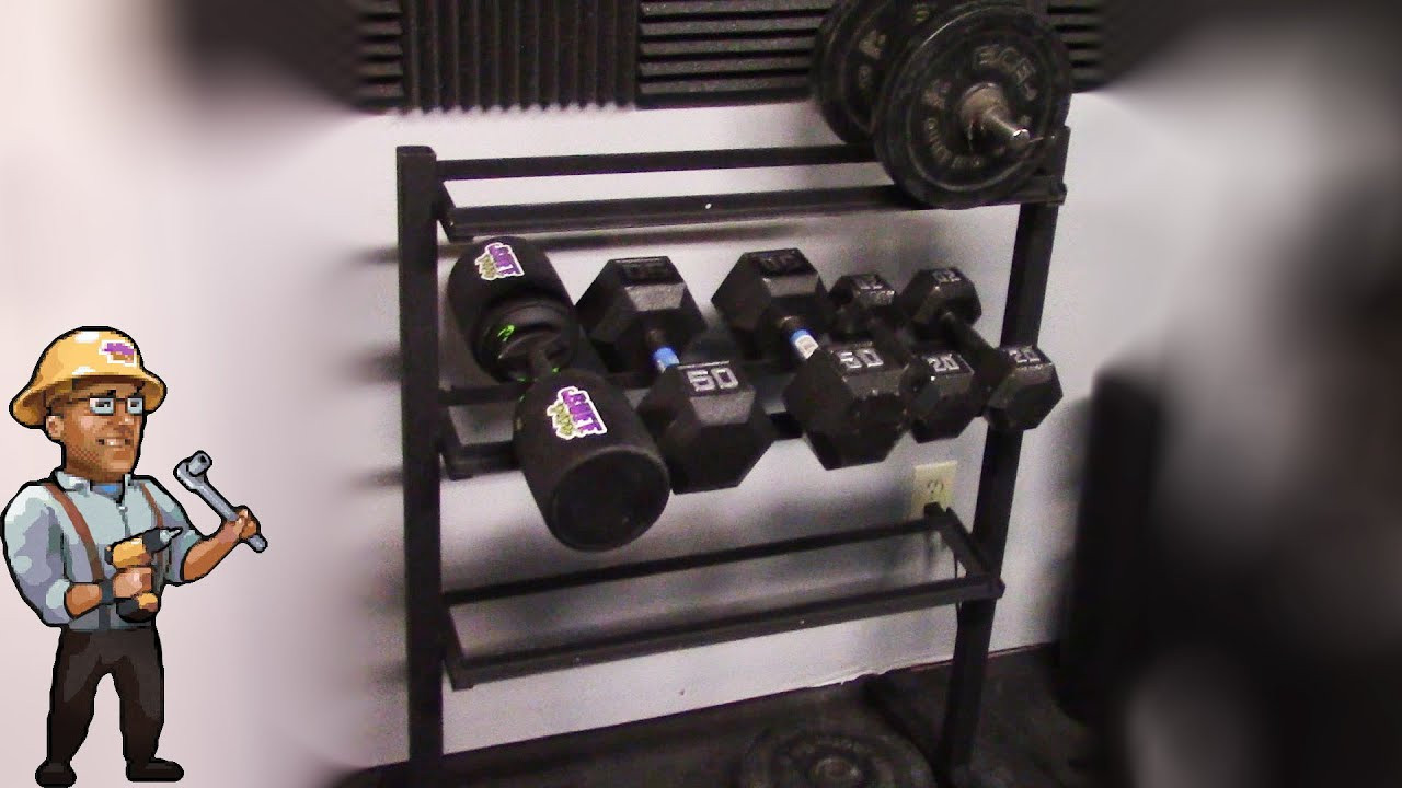 Dumbbell Rack DIY
 How to Build a Home Dumbbell Weight Rack DIY