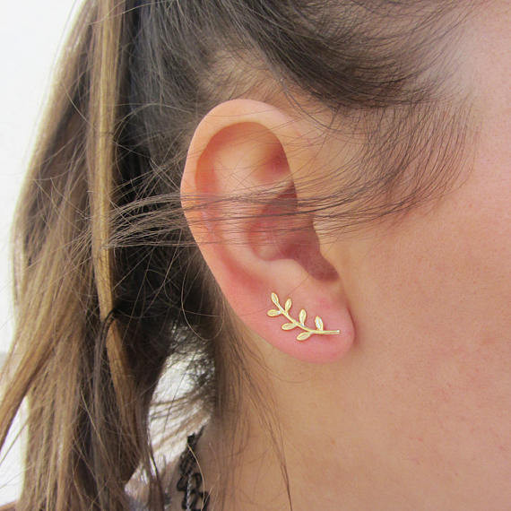 Ear Climber Earrings
 Ear climber earrings dainty earrings minimalist earrings