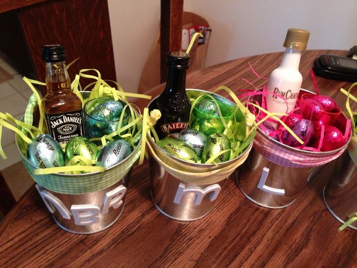 Easter Birthday Party Ideas For Adults
 Adult Easter Baskets Favorite booze shot glass and