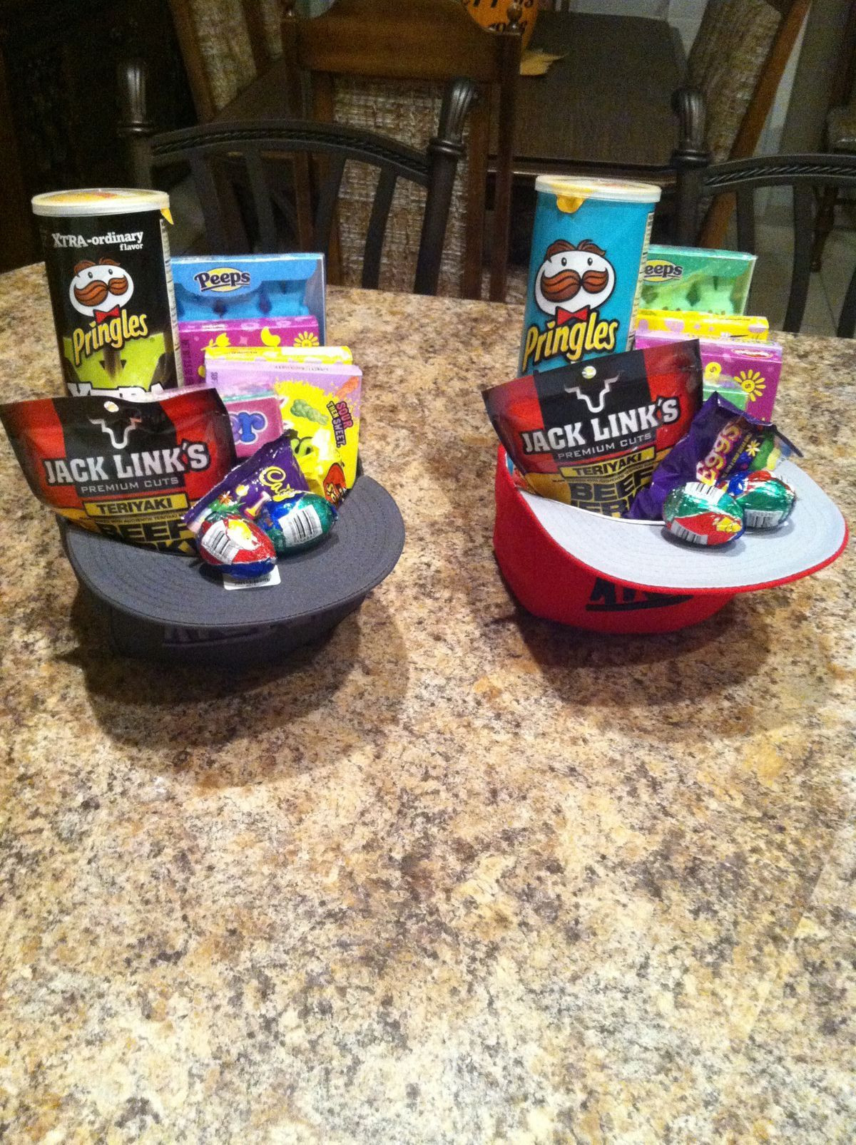 Easter Birthday Party Ideas For Boys
 Rich & Avin Easter baskets