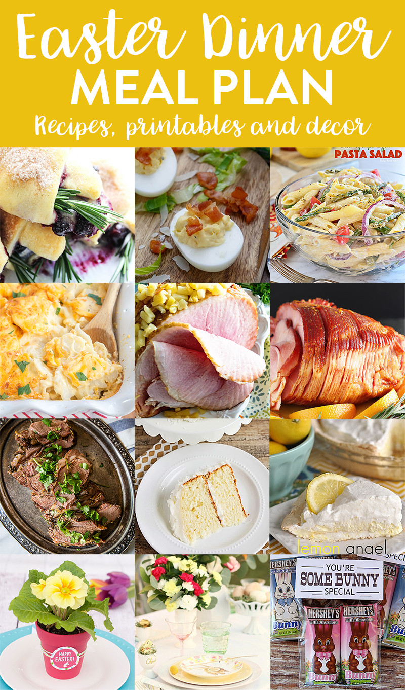 Easter Dinners Simple
 Easy Easter Dinner Meal Plan and Party Ideas
