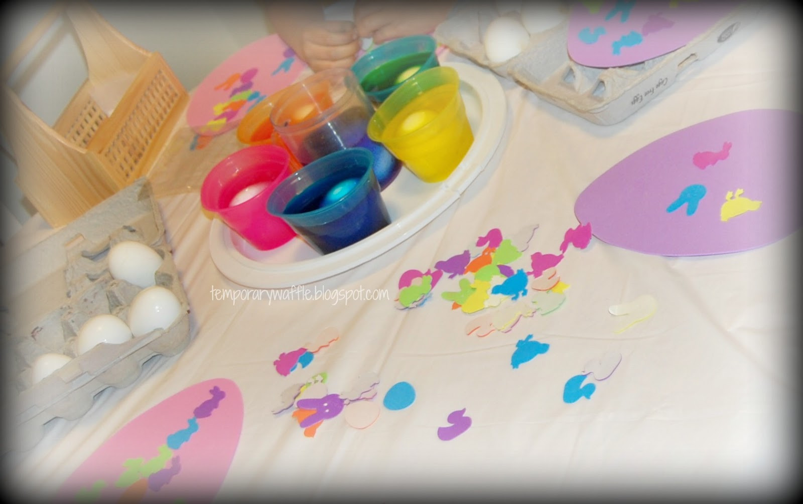 Easter Egg Dying Party Ideas
 Temporary Waffle Our PAASt Easter Egg Dying Party