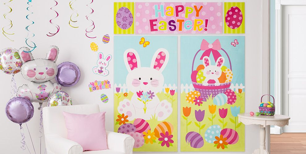 Easter Party Decor Ideas
 Wall & Window Easter Decorations Party City