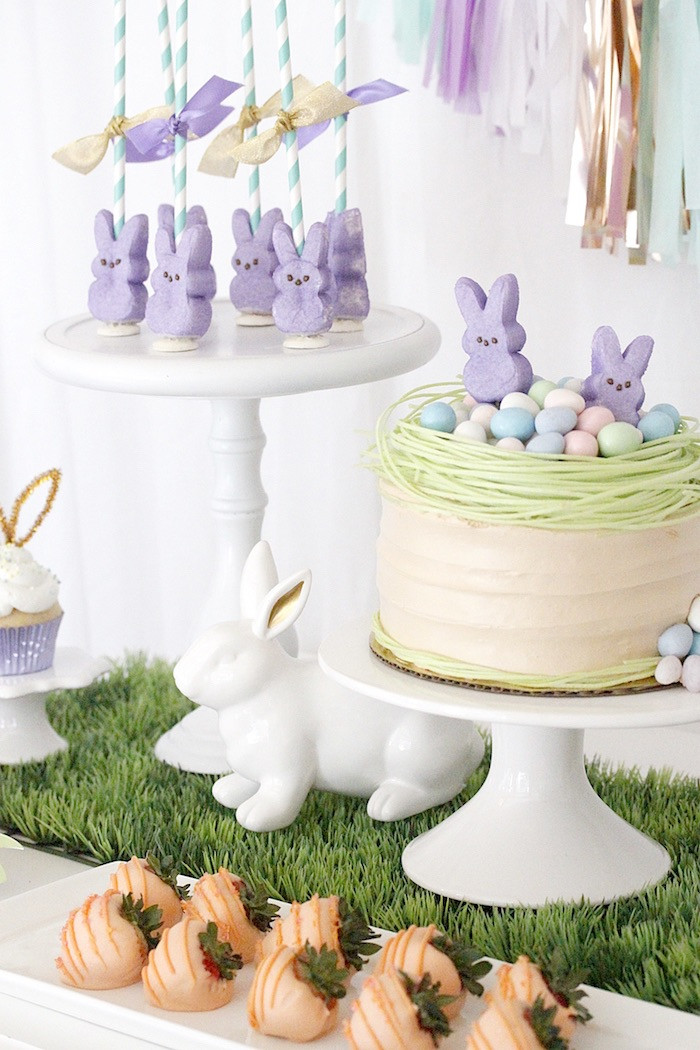 Easter Party Decor Ideas
 Kara s Party Ideas "Bunny Bash" Easter Party for Kids