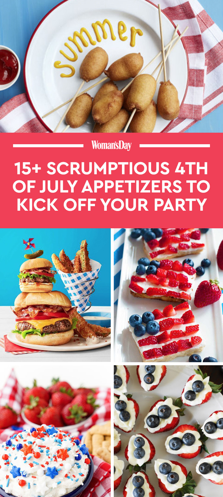 Easy 4Th Of July Appetizers
 19 Best 4th of July Appetizers Recipes for Fourth of