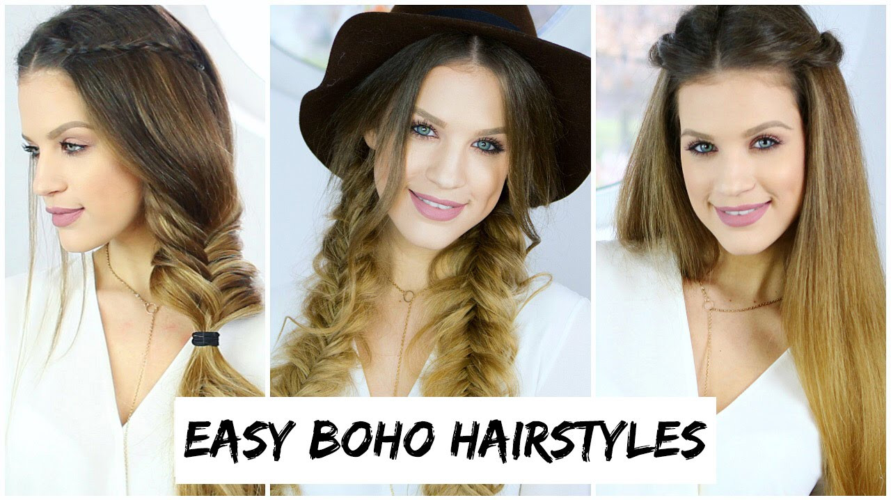 Easy Boho Hairstyles
 3 Easy Boho Braid Hairstyles