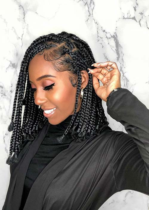 Easy Box Braid Hairstyles
 23 Short Box Braid Hairstyles Perfect for Warm Weather