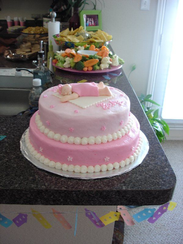 Easy Cake Decorating Ideas For Baby Shower
 easy baby shower cakes Google Search