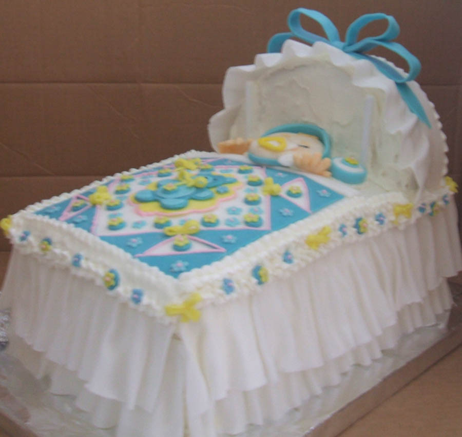 Easy Cake Decorating Ideas For Baby Shower
 70 Baby Shower Cakes and Cupcakes Ideas