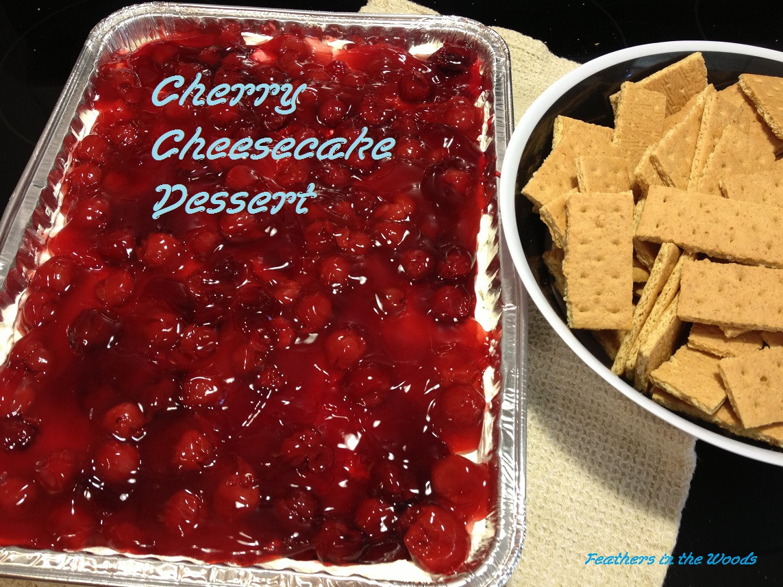 Easy Cherry Cheesecake Recipe
 Easy Cherry Cheesecake Dessert Feathers in the woods
