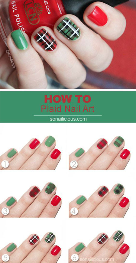 Easy Christmas Nail Designs Step By Step
 18 Easy Step By Step Christmas Nail Art Tutorials For