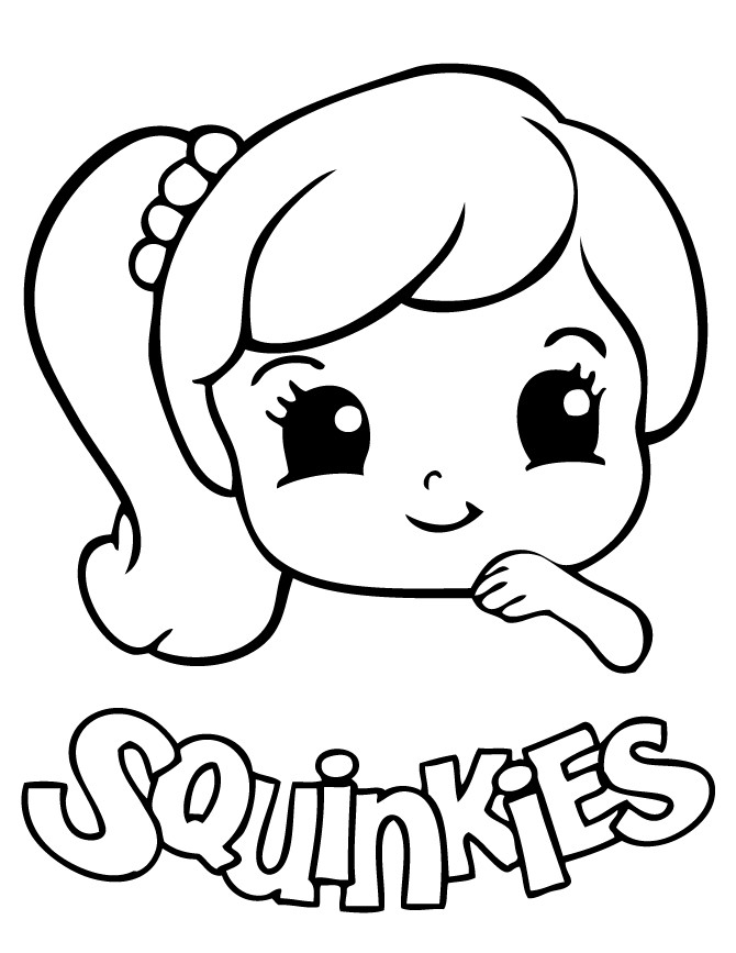 Easy Coloring Pages For Girls
 Girls Coloring Pages Easy Coloring Home