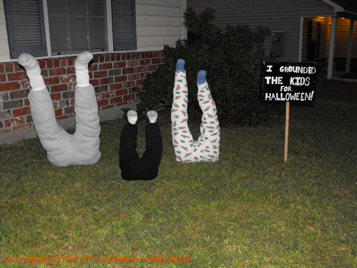 Easy Diy Halloween Decorations For Kids
 Kids Being Bad Ground Them For Halloween This Year