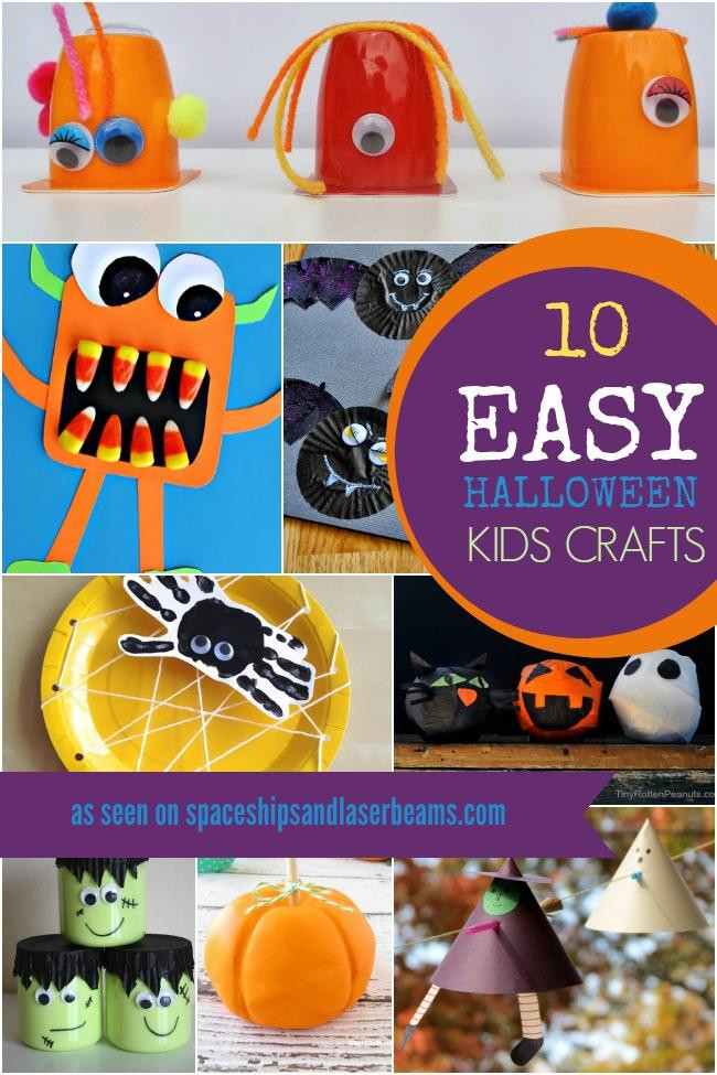 Easy Diy Halloween Decorations For Kids
 10 Easy Halloween Party Crafts for Kids Spaceships and