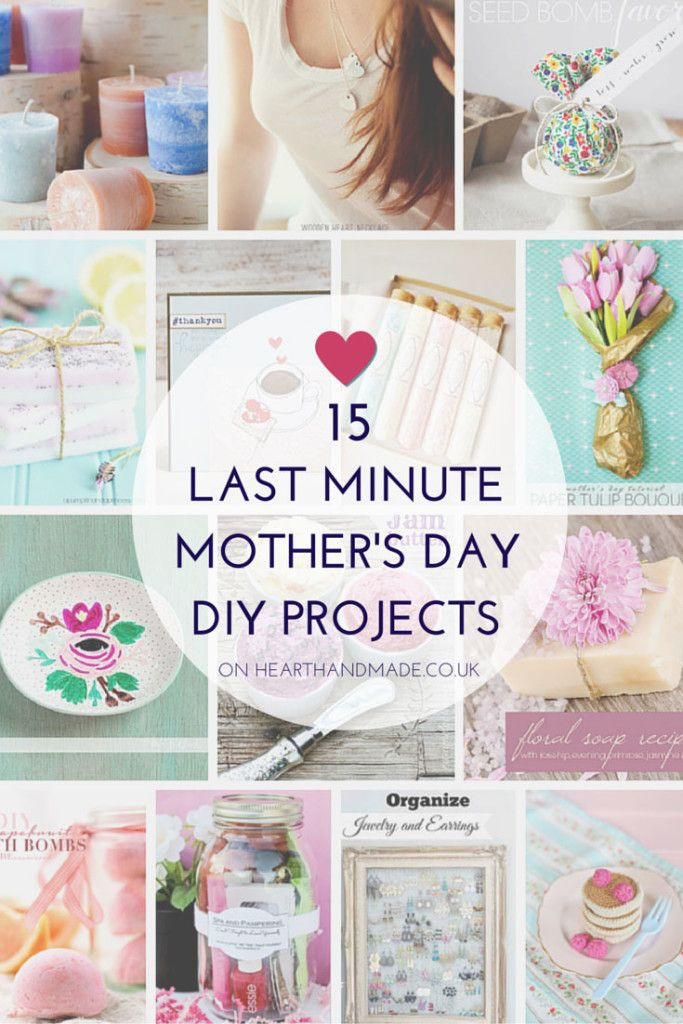 Easy Diy Mother'S Day Gift Ideas
 15 Last Minute Mother s Day DIY Projects