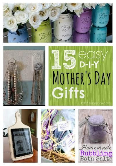 Easy Diy Mother'S Day Gift Ideas
 15 Easy DIY Mothers Day Gifts