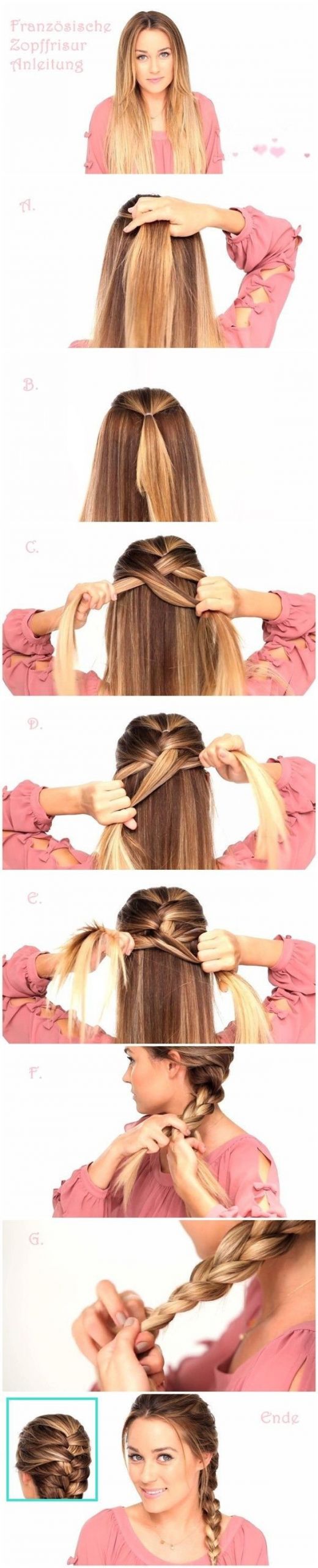 Easy French Braid Hairstyles
 15 Super Easy Hairstyles With Tutorials Pretty Designs