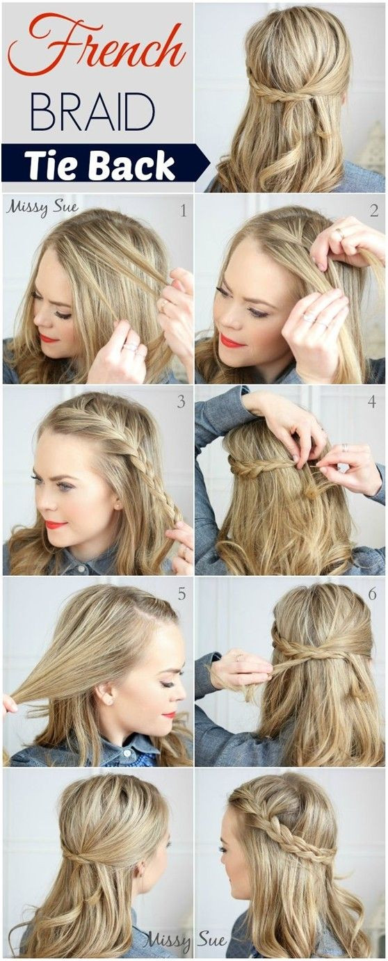 Easy French Braid Hairstyles
 20 Cute and Easy Braided Hairstyle Tutorials