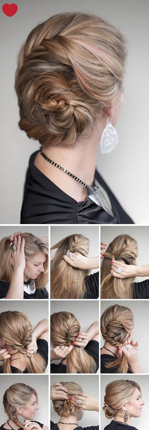 Easy French Braid Hairstyles
 20 Easy Hairstyle Tutorials for Your Everyday Look