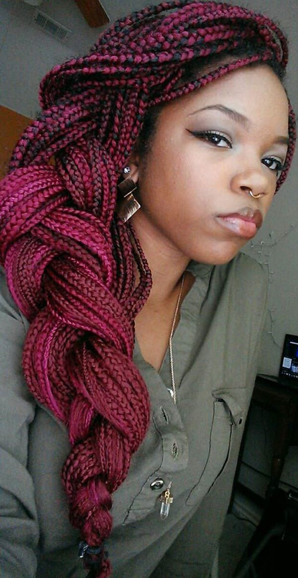 Easy Hairstyles For Box Braids
 79 Sophisticated Box Braid Hairstyles With Tutorial