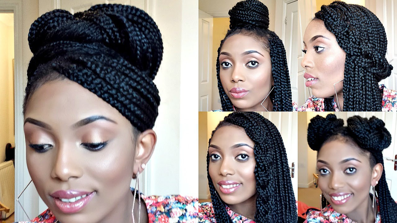 Easy Hairstyles For Box Braids
 Styling Box Braids 6 Simple And Elegant Styles