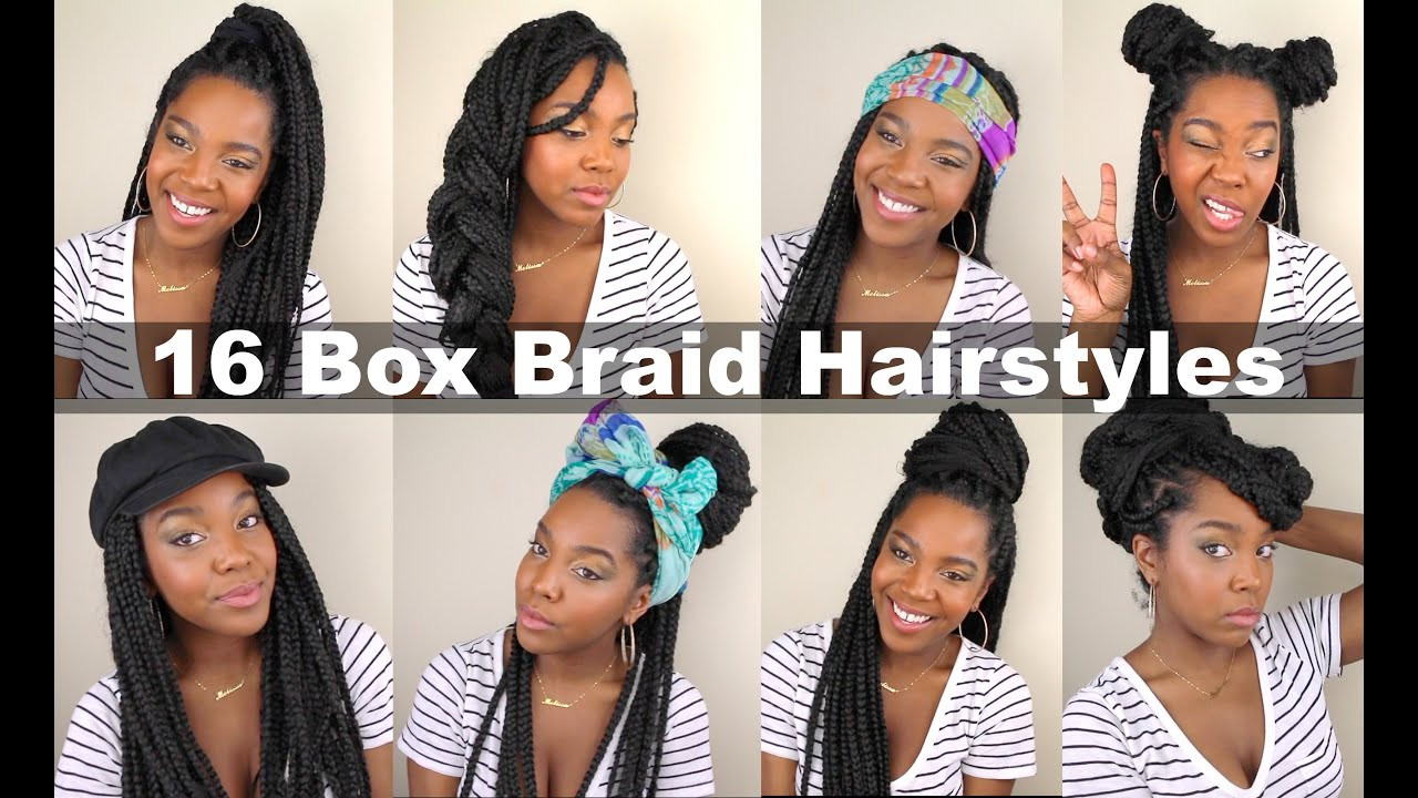 Easy Hairstyles For Box Braids
 16 Box Braid Hairstyles Quick & Easy