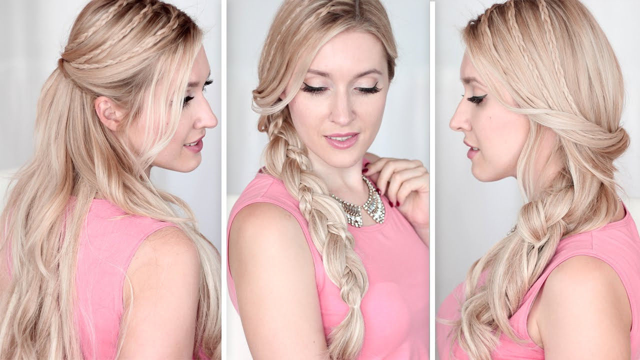 Easy Hairstyles For Long Hair For School
 Long hair tutorial Running late hairstyles for school