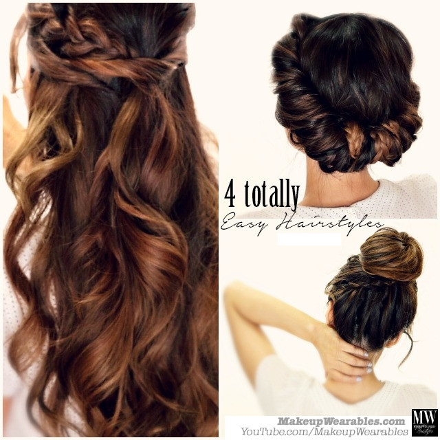 Easy Hairstyles For Long Hair For School
 How to 3 easy back to school hairstyles for long hair