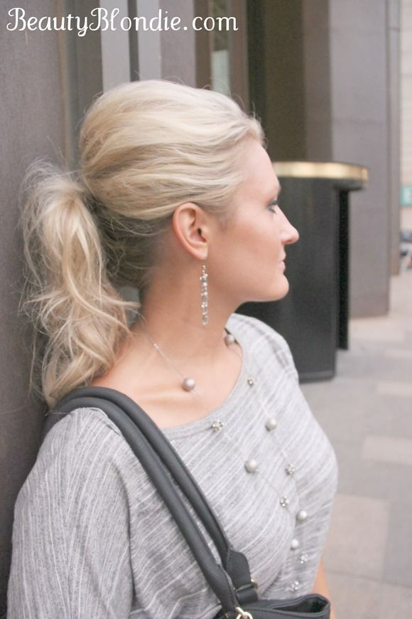 Easy Hairstyles For Poofy Hair
 Simple and Sleek Poofy Ponytail