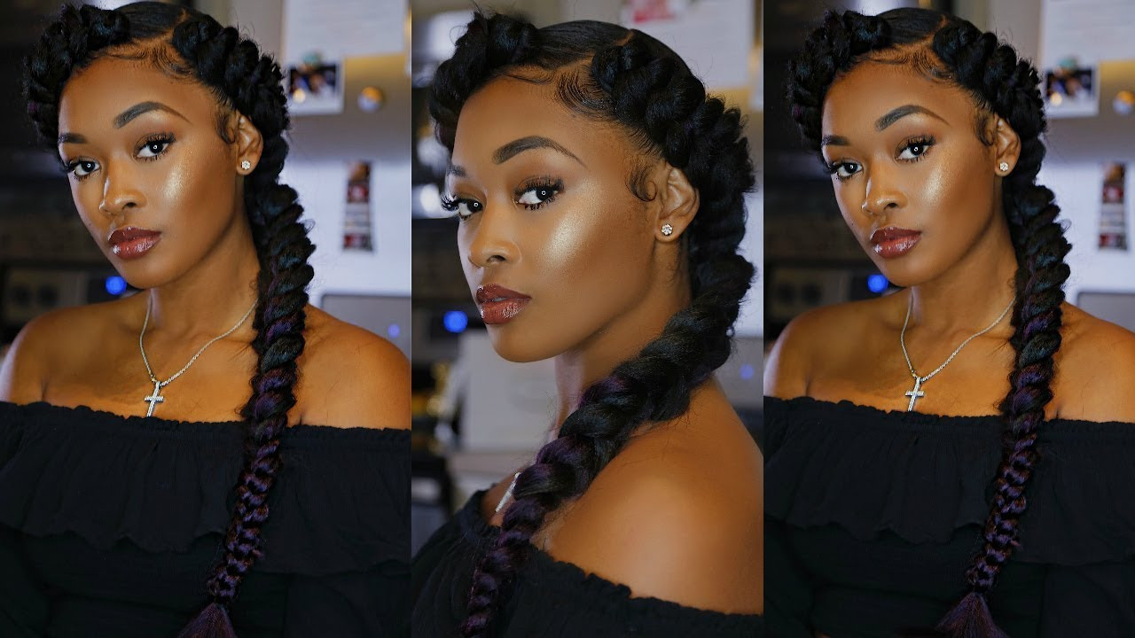 Easy Hairstyles With Weave
 Quick && Easy Protective Butterfly Braid Tutorial ft