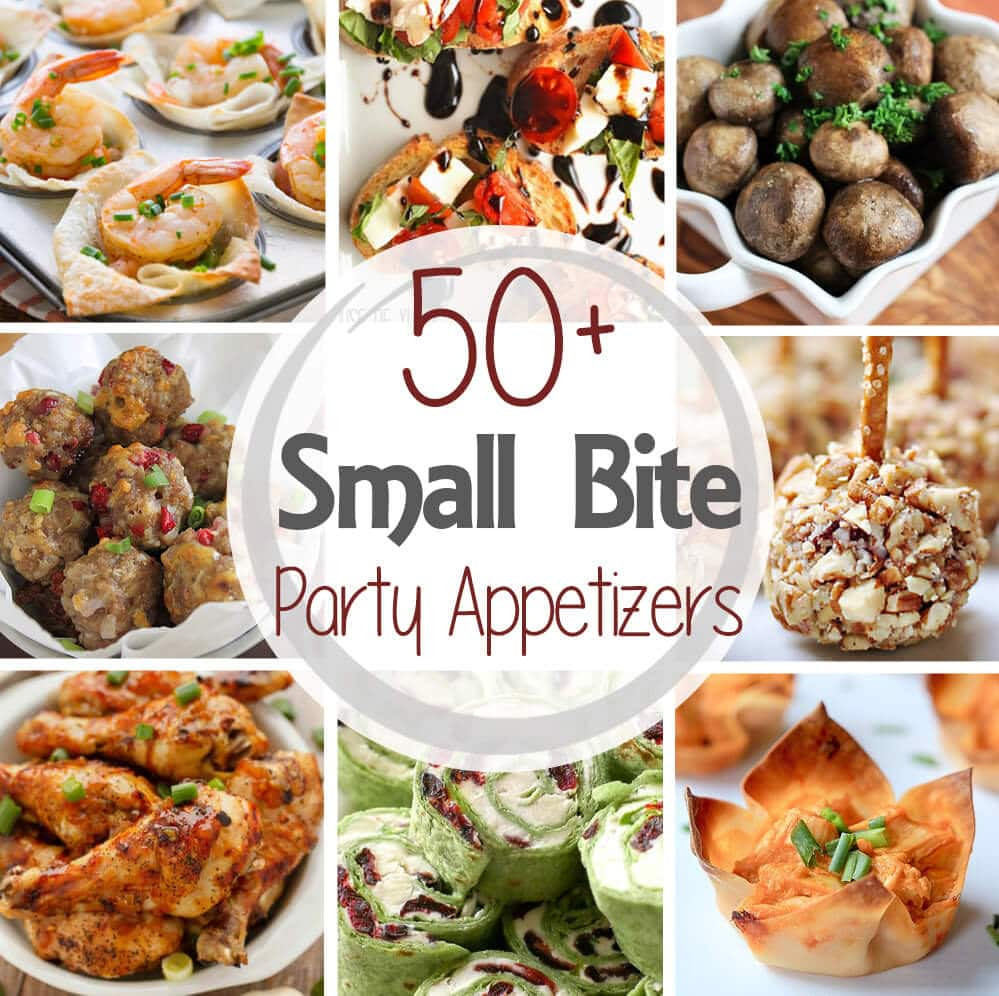 Easy Holiday Party Food Ideas
 50 Small Bite Party Appetizers Julie s Eats & Treats