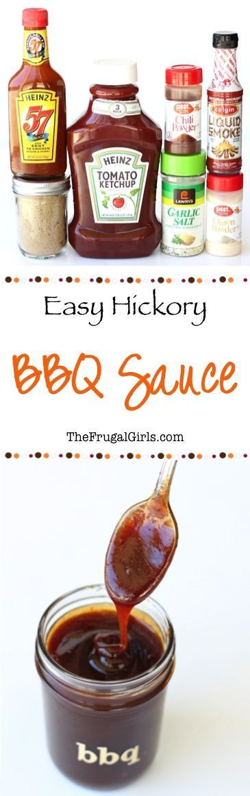 Easy Homemade Bbq Sauce For Ribs
 Easy Homemade Hickory BBQ Sauce Recipe from