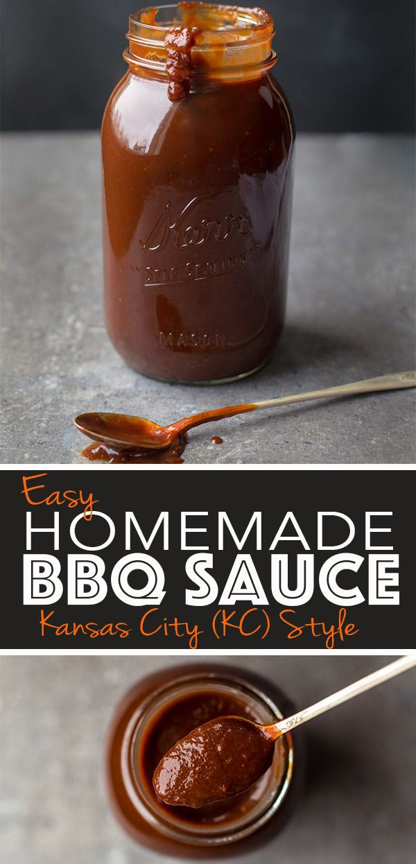 Easy Homemade Bbq Sauce For Ribs
 Easy BBQ Sauce Kansas City Style Recipe