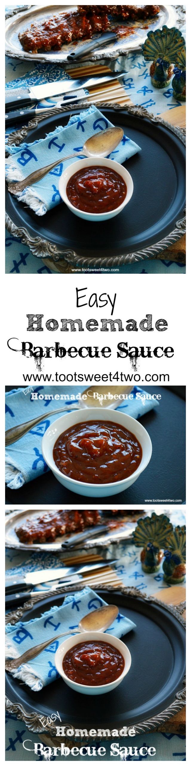 Easy Homemade Bbq Sauce For Ribs
 Easy Homemade Barbecue Sauce Toot Sweet 4 Two
