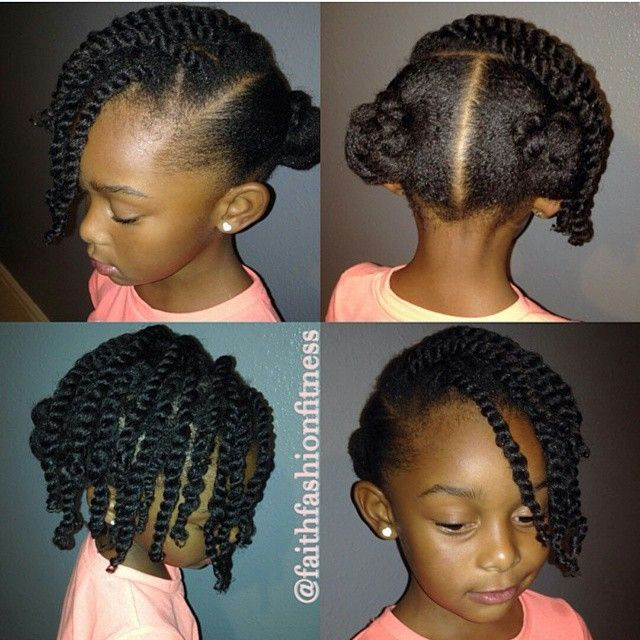 Easy Little Black Girl Hairstyles
 1636 best Kids natural hair styles images on Pinterest