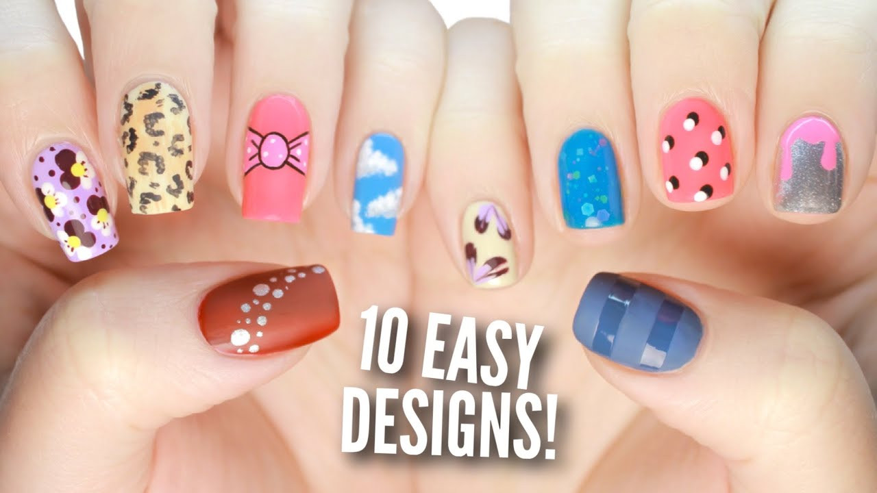 Easy Nail Design Ideas
 10 Easy Nail Art Designs For Beginners The Ultimate Guide