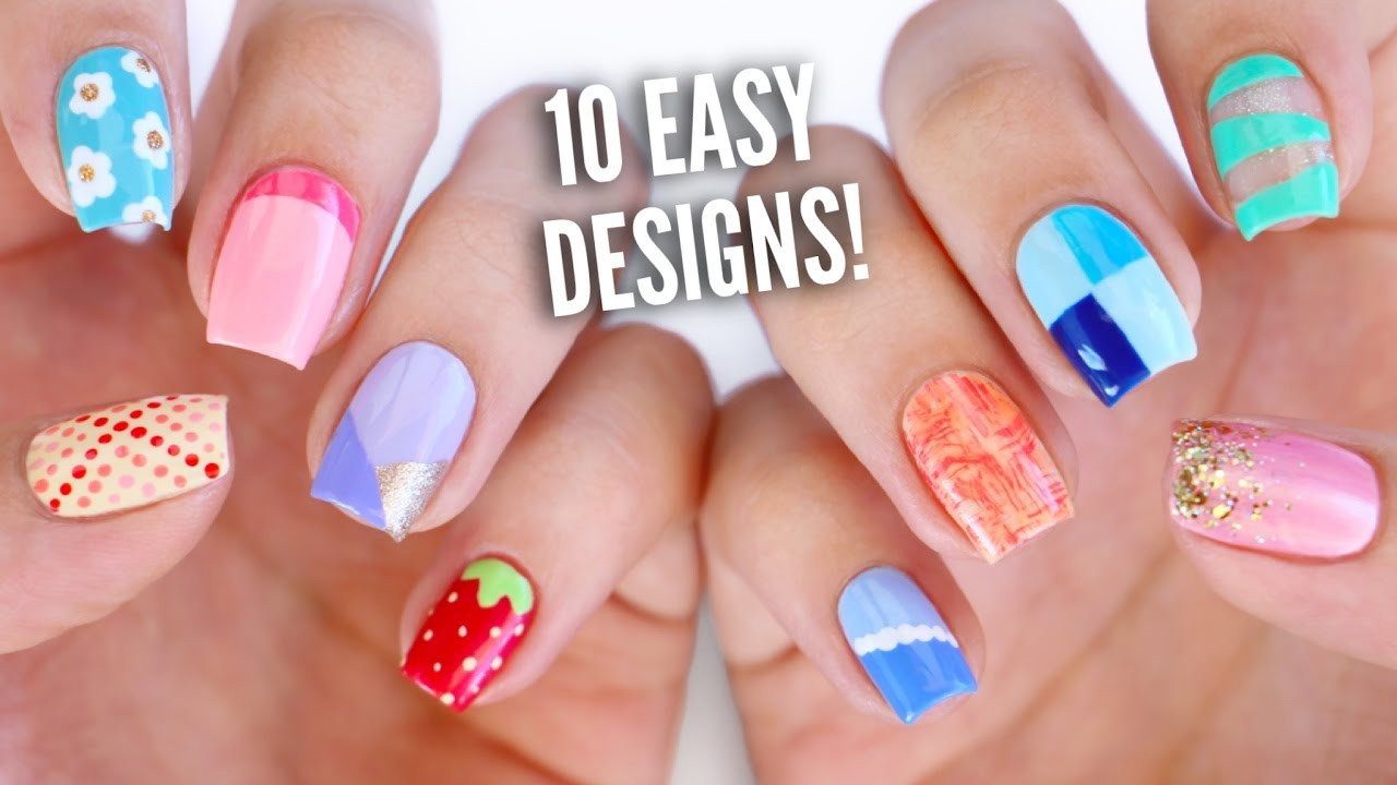 Easy Nail Design Ideas
 10 Easy Nail Art Designs for Beginners The Ultimate Guide