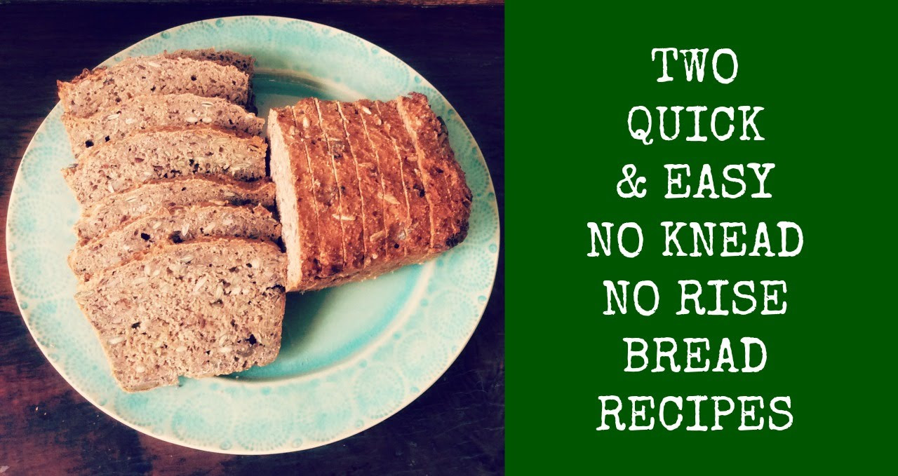 Easy No Knead Bread Recipe Quick
 2 Quick & Easy No knead No Rise Bread Recipes Zero