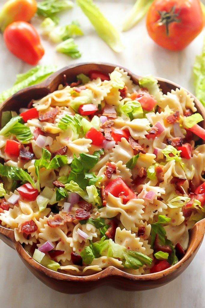 Easy Pasta Salad Recipes
 20 Minute BLT Easy Pasta Salad Baker by Nature
