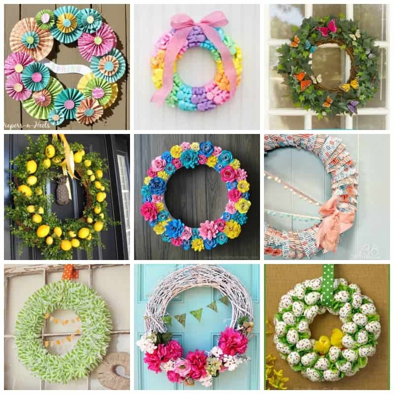 Easy Spring Crafts For Adults
 Spring Wreaths 30 DIY ideas from Easter succulent