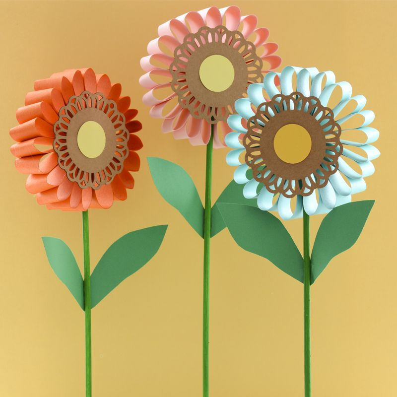 Easy Spring Crafts For Adults
 Flowers for all ages easy kids crafts spring craft