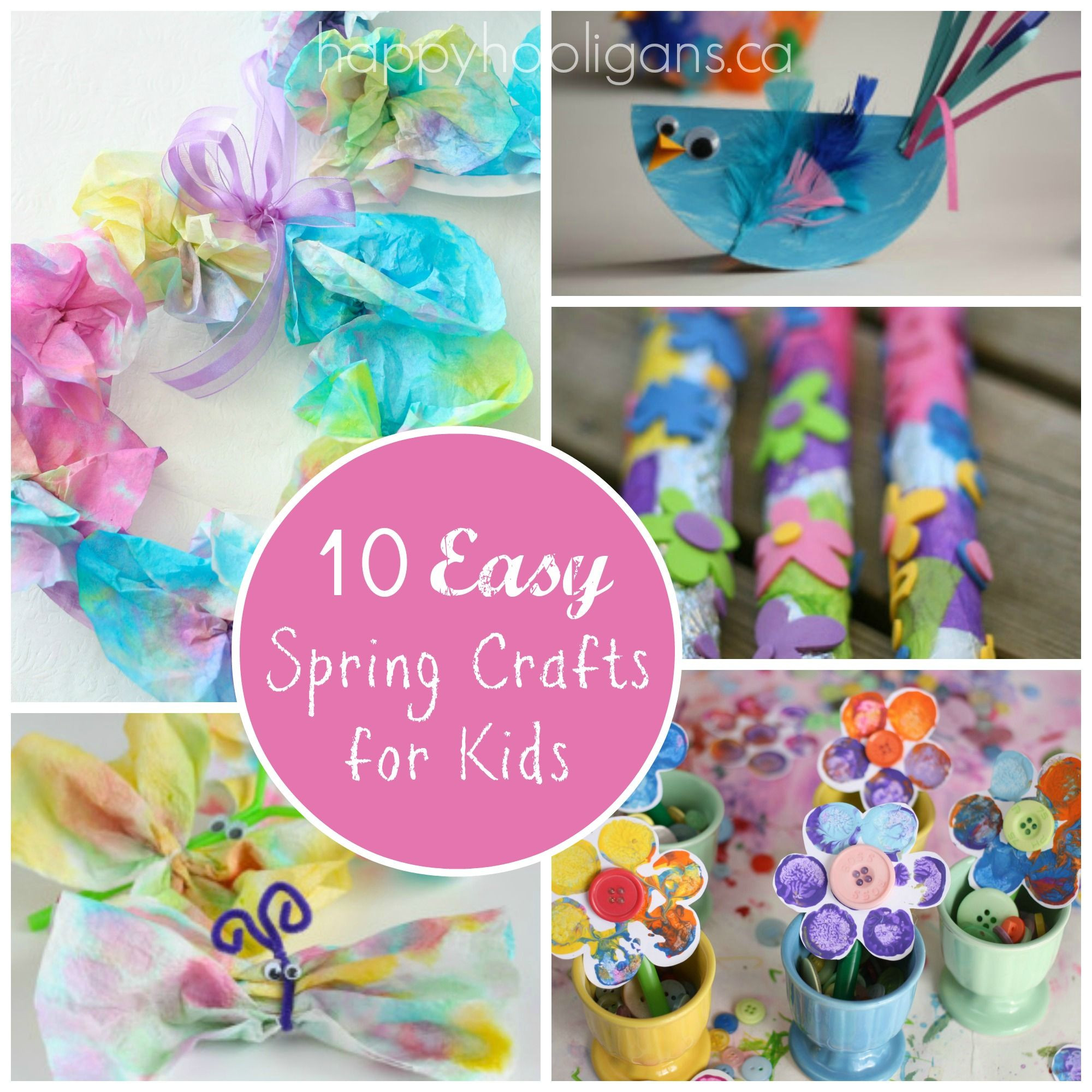 Easy Spring Crafts For Preschoolers
 10 Easy Spring crafts for toddlers and preschoolers