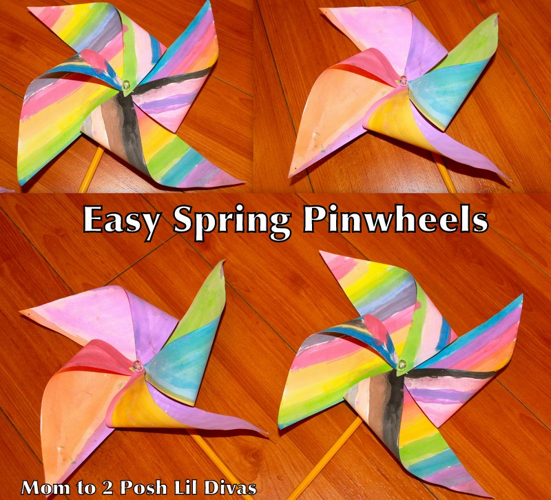 Easy Spring Crafts For Preschoolers
 Please note that since this pinwheel involves a pin
