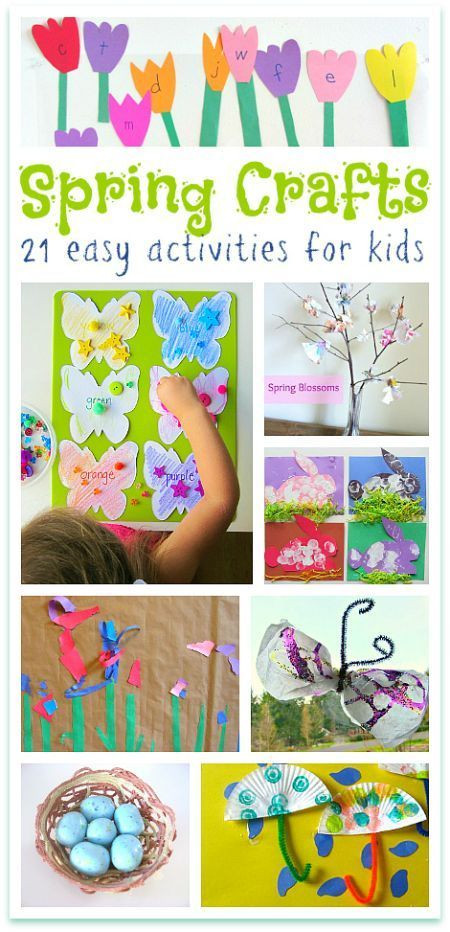 Easy Spring Crafts For Preschoolers
 1000 images about Preschool Activities by No Time For