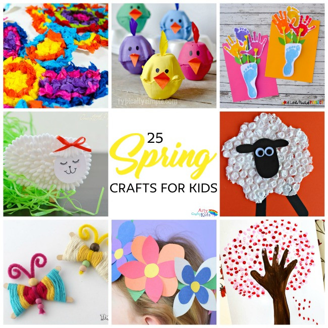 Easy Spring Crafts For Preschoolers
 Easy Spring Crafts for Kids Arty Crafty Kids